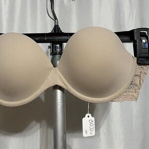 Natori / Wacoal Nude Strapless Bra 30D (Estimated)